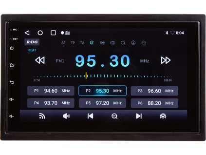 2DIN autorádio s 7" LCD, OS Android, WI-FI, GPS, Carplay, Bluetooth, 2x USB