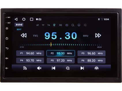 2DIN autorádio s 7&quot; LCD, OS Android, WI-FI, GPS, Carplay, Bluetooth, 2x USB