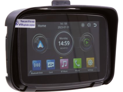 Monitor 5" na motocykel s Apple CarPlay, Android auto, Bluetooth, mini USB, micro SD