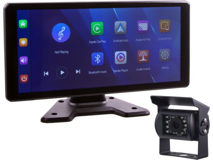Set monitor 10,36 &quot;1x 4PIN s Apple CarPlay, Android auto, Bluetooth, + kamera + 15m kábel