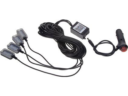 LED podsvetlenie vnútorné RGB 12V, bluetooth, 4x LED modul