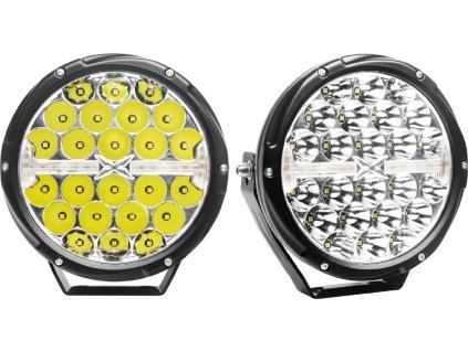 LED svetlo okrúhle s pozičným a výstražným svetlom, 140W, ECE R65, R10, R148, R149