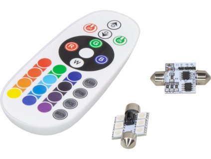 LED sufit (36mm) RGB, 12V, 6LED/5050SMD