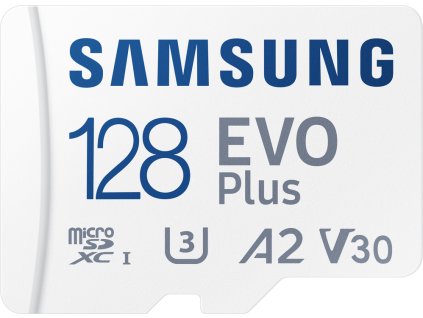 Pamäťová karta MicroSDXC 128GB 130M + adaptér, SAMSUNG EVO Plus