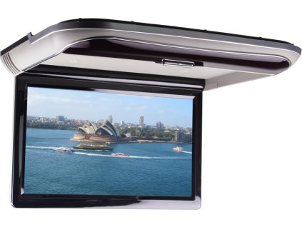 Stropný LCD monitor 11,6" s OS. Android USB/HDMI/IR/FM, diaľkové ovládanie so snímačom pohybu, šedá