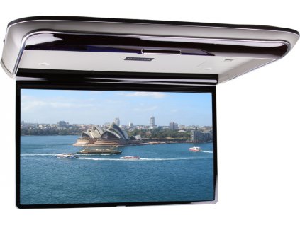 Stropný LCD monitor 13,98&quot; s OS. Android USB/HDMI/IR/FM, diaľkové ovládanie so snímačom pohybu, šedá