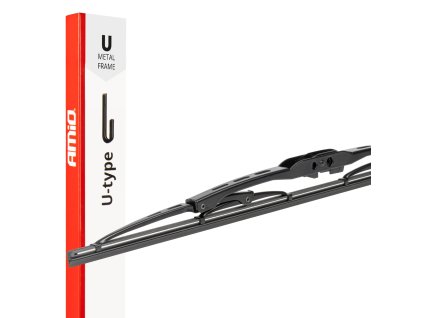 Kovový stierač U-Type 14" 350mm s úchytom typu "U" AMIO-04004