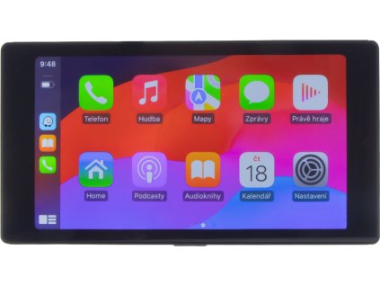 Monitor 5" s Apple CarPlay, Android auto, Bluetooth, micro SD, kamerový vstup