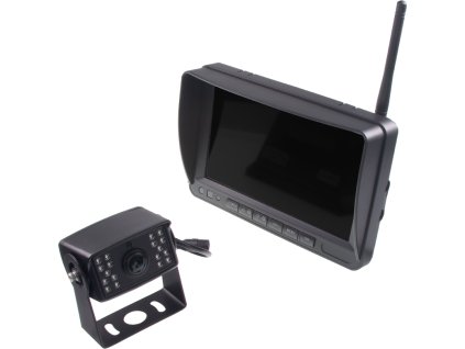 SET bezdrôtový digitálny kamerový systém s monitorom 7" AHD, 4CH, DVR, BSD