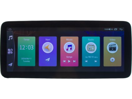 Autorádio s 12,3" LCD, OS Android, WI-FI, GPS, CarPlay, Bluetooth, 2x USB, 4G