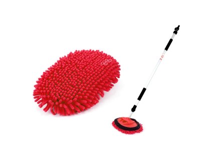 Kefa na umývanie auta s pripojkou vody 67-100cm AMIO-04342