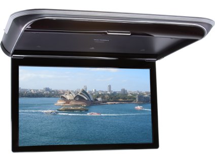 Stropný LCD monitor 17,3" s OS. Android USB/HDMI/IR/FM, diaľkové ovládanie so snímačom pohybu, čierna