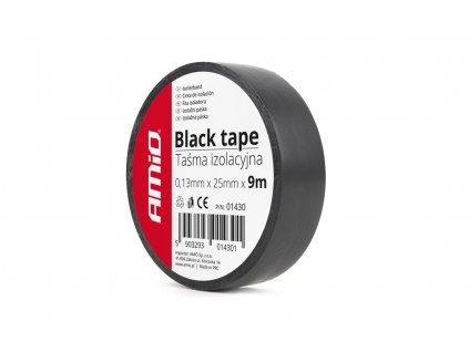Izolačná páska, čierna 25mm x 9m