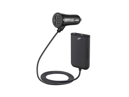 Autonabíjačka predná-zadná s predlžovacím káblom 4 USB