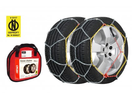 Snehové reťaze Ö-Norm 9mm + NYLON BAG KN70