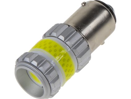 LED BAY15d biela, dvouvlákno, COB 360⁰, 9-60V, 12W