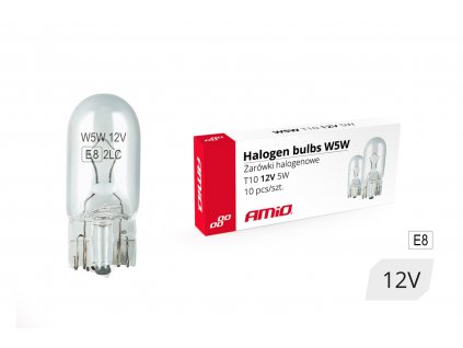 Halogénové žiarovky W5W T10 5W W2.1x9.5d 12V