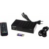 DVB-T2 / HEVC / H.265 set-top box / multimediálny prehrávač s USB / SCART / HDMI / RJ45 / PWR
