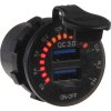 2x USB nabíjačka QC3.0, voltmeter s analógovou indikáciou do panelu