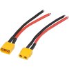 Napájací konektor XT60 samica+samec, 2-pólový s vodičmi