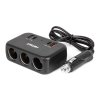 Predlžovacia zásuvkai 1x USB-A 1x USB-C QC4.0 12V 24V 120W 80cm AMIO-04365