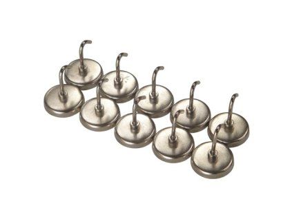 Sada magnetických hákov, 10ks