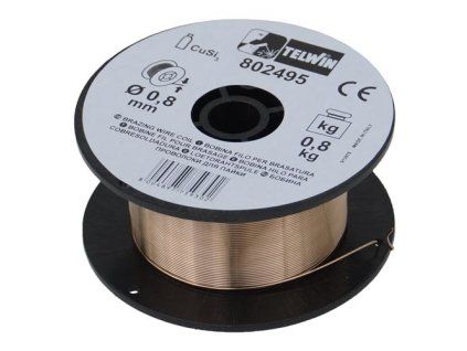 Zvárací drôt (CuSi3), Telwin, priemer 0.8, hmotnosť 0.8kg