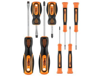 Skrutkovače, 8-dielna sada, CrV oceľ