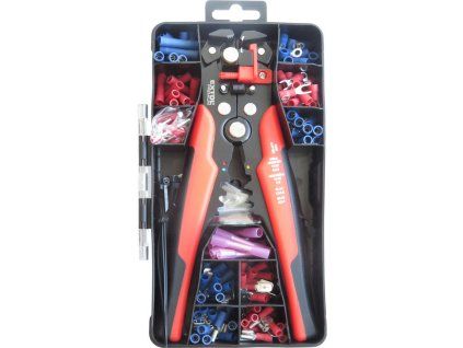 Kliešte krimpovacie pre káble 0.2-6.0mm2, sada 231ks