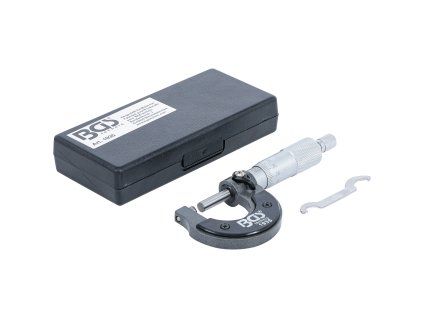 Mikrometer 0–25mm, delenie 0.01mm