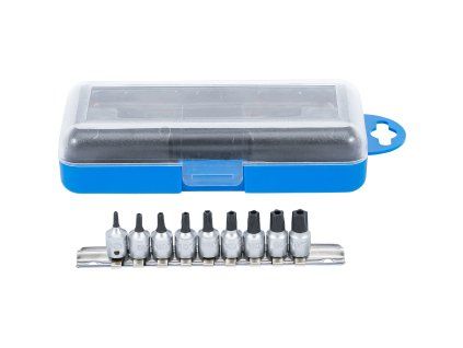 Sada hlavíc s bitmi TS-Star Tamperproof 6,3 mm (1/4"), 9 ks