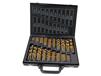 Sada metrických vrtákov, 1-10mm, 170ks