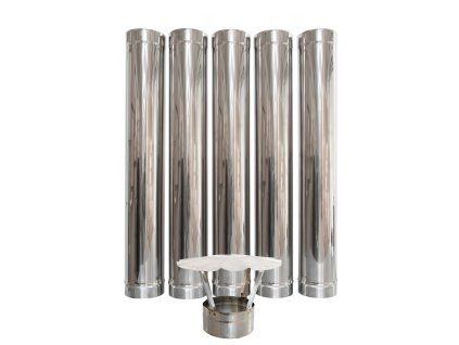 Súprava dymovodu 5 x 1m