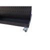 Perforovaný vozík s 3 policami, 95x128cm