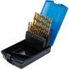 Sada špirálových vrtákov HSS-G, titán-nitrid, 1-10mm, 19ks