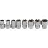 Sada hlavíc T-Star Plus (Torx Plus), 12,5 mm (1/2") pohon, 8 ks