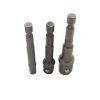Sada adaptérov na nástrčné hlavice, 1/4", 3/8", 1/2", 3ks