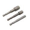 Sada adaptérov na nástrčné hlavice, 1/4", 3/8", 1/2", 3ks