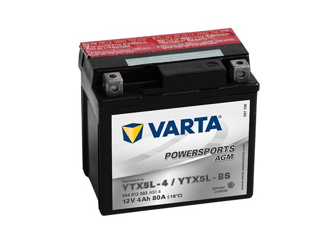 Motobaterie Varta Powersports 504 012 003