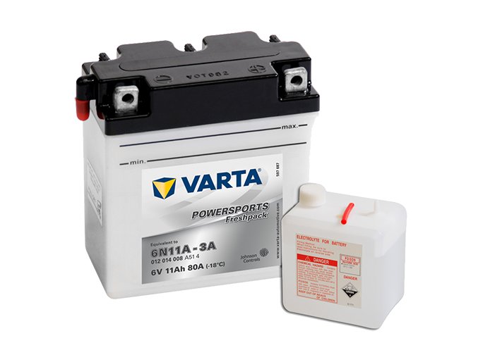 Motobaterie Varta Powersports Freshpack 012 014 008