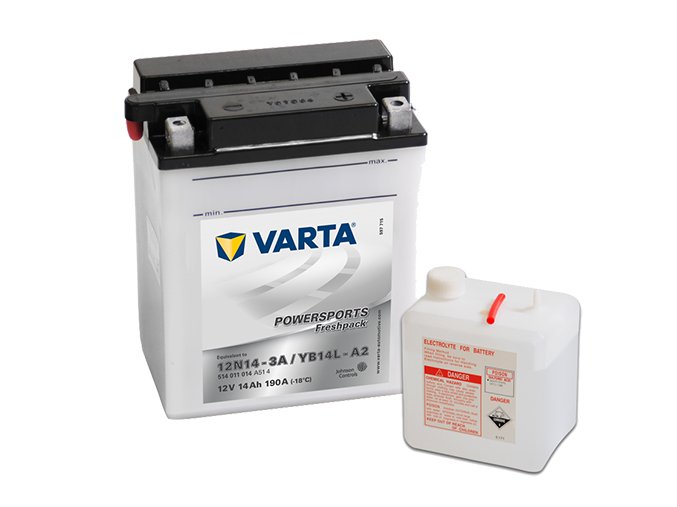 Motobaterie Varta Powersports Freshpack 514 011 014