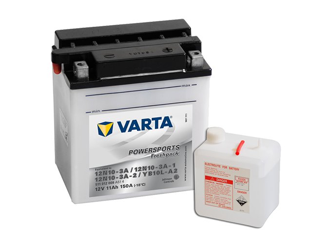 Motobaterie Varta Powersports Freshpack 511 012 009