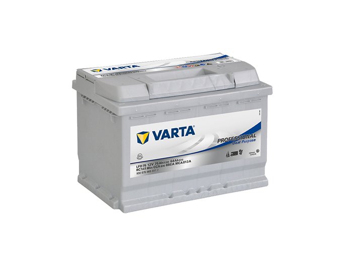 Trakční akumulátor Varta Professional Dual Purpose 12V 75Ah 650A