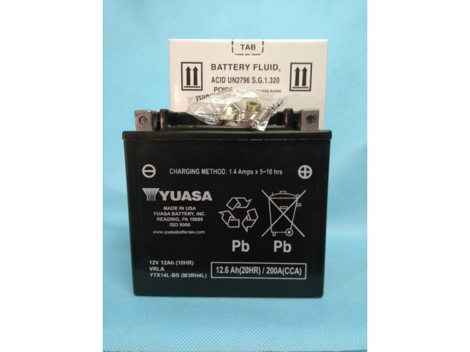 Motobaterie Yuasa YTX14L-BS