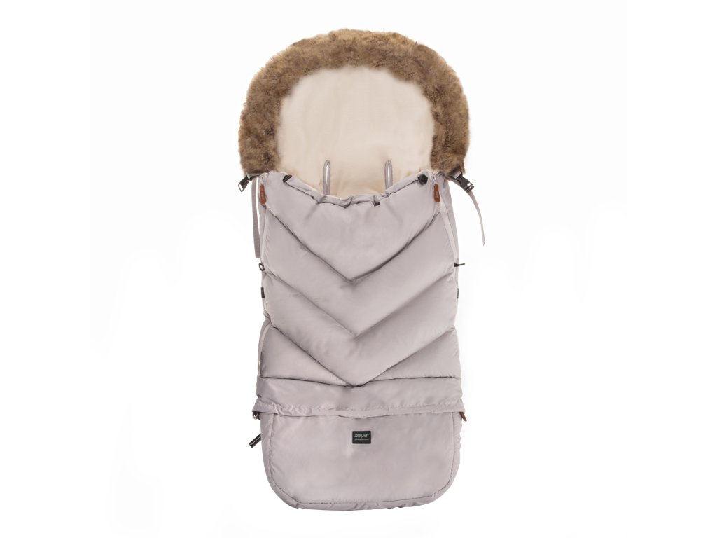 Zimní fusak Fluffy Combi (Varianta Foggy Grey)