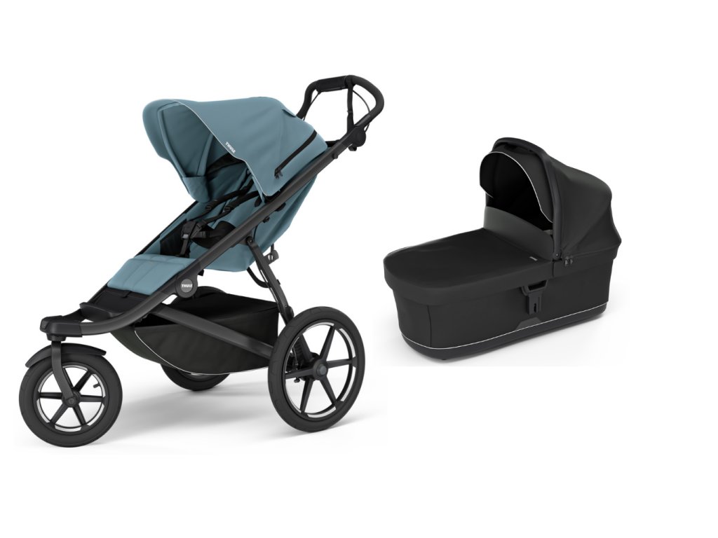 JAMAR THULE URBAN GLIDE 3 BLUE+ČERNÁ KORBA(1)