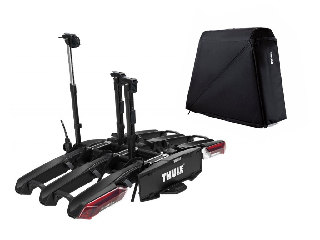 Nosič kol na tažné zařízení Thule EPOS 3 + Thule Epos vak pro uložení nosiče pro tři kola