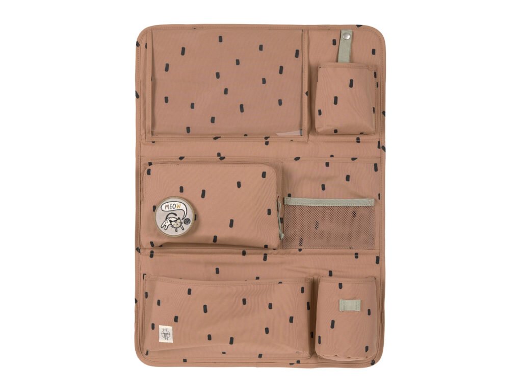 LÄSSIG Car Wrap-to-Go Happy Prints caramel