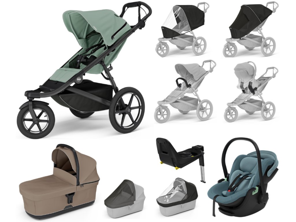 JAMAR THULE URBAN GLIDE 3 Mist green, Tinted Taupe,Mid Blue(1)