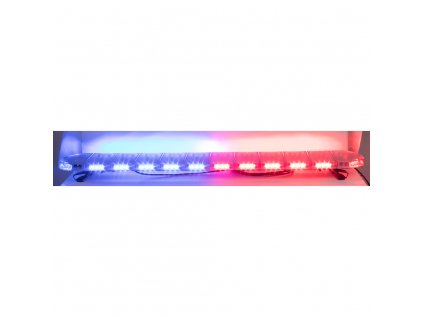 LED rampa 1442mm, modrá/červená, 12-24V, ECE R65